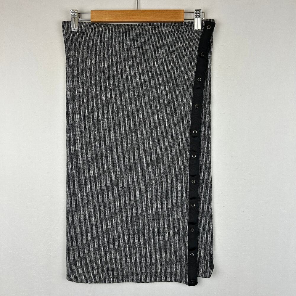 Lululemon Women's Vinyasa Scarf Snap Button Rulu Material OSFA Heather Gray